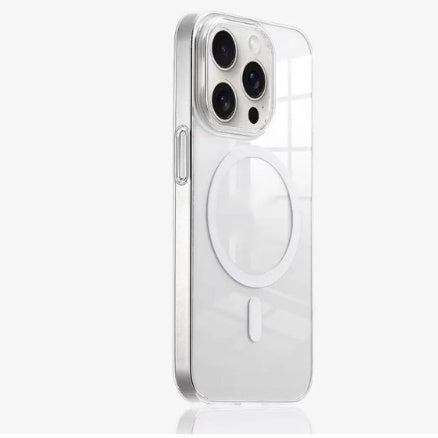 Transparent Magnetic Phone Case — iPhone 15