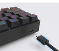 White Wireless Bluetooth Mechanical Keyboard with Colorful PBT Keycaps