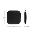 Square Bluetooth Anti-Lost Device — Black