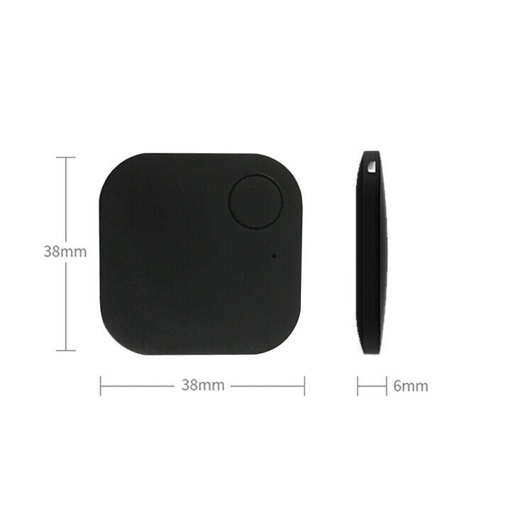 Square Bluetooth Anti-Lost Device — Black